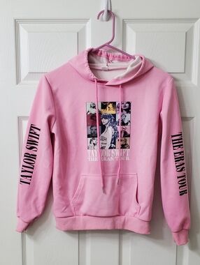 Taylor Swift Pink ERAS TOUR Pullover Hoodie